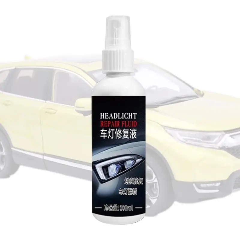 

Реставрация фар 100 мл Очиститель фар для автомобилей Профессиональные автомобильные внешние аксессуары Ремонт фар для восстановления