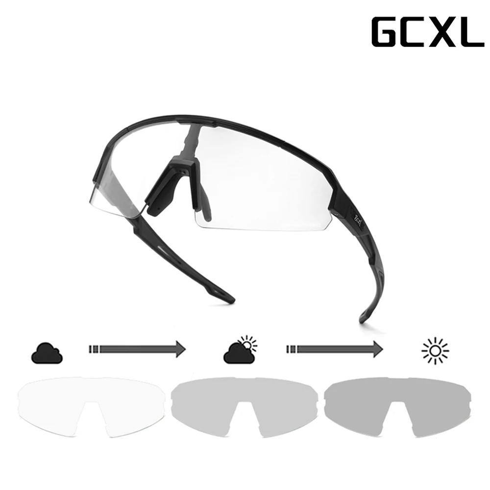 Фотохромные велосипедные солнцезащитные очки для мужчин и женщин, UV400, для спорта на открытом воздухе, бега, верховой езды