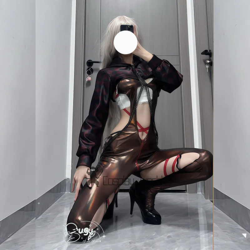 

Game The Goddess of Victory Scarlet Cosplay Costume Racing Driver Sexy Uniform Halloween Carnival Party Women Clothes New