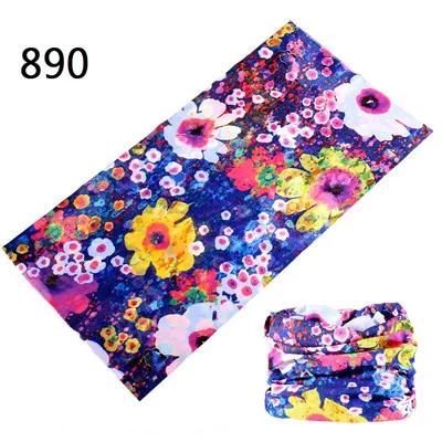 Novelty Multi-color Seamless Bandanas Headwear Scarf Magic Headband  Face Mask Wrap Bicycle Headscarf Frauen Schal