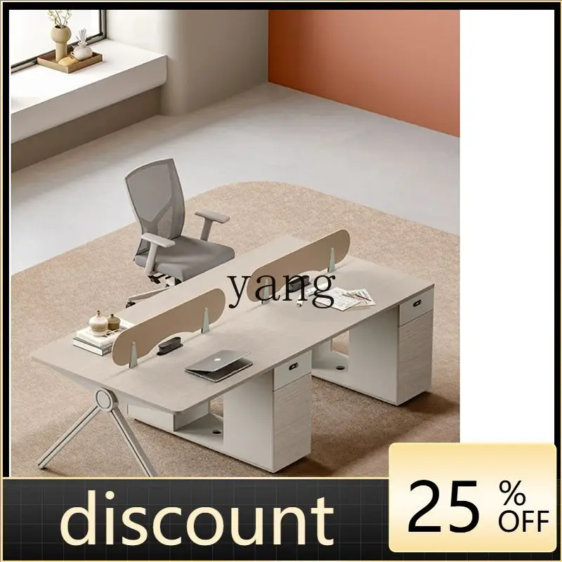 LMM staff office desk and chair combination simple modern light luxury seat station computer desk