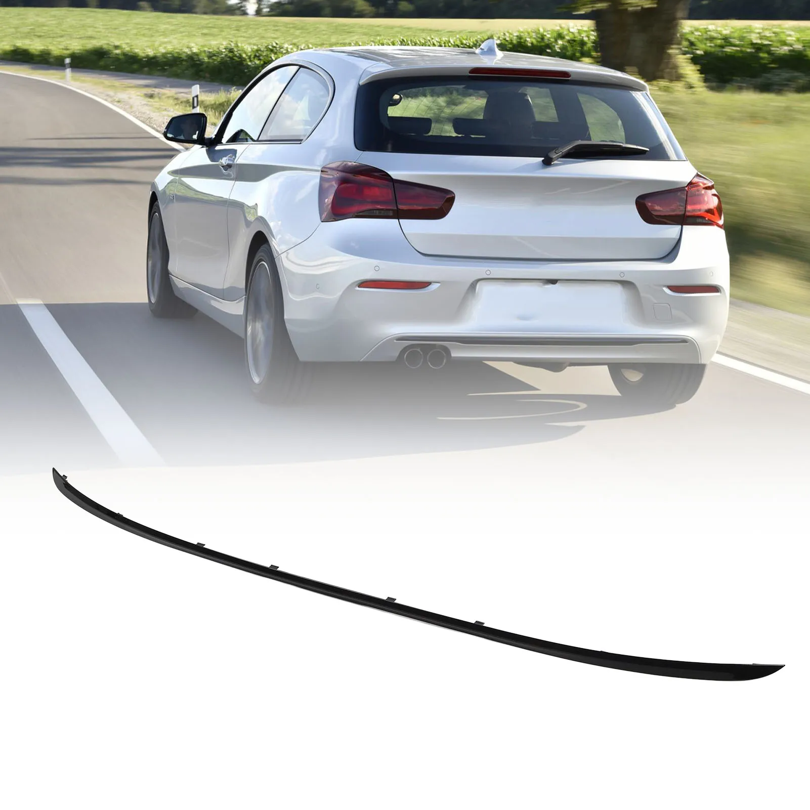 

Rear Bumper Decorative Trim Strip 51127273796 Streamlined for BMW 1 SERIES F20 F21 2011 2012 2013 2014 2015