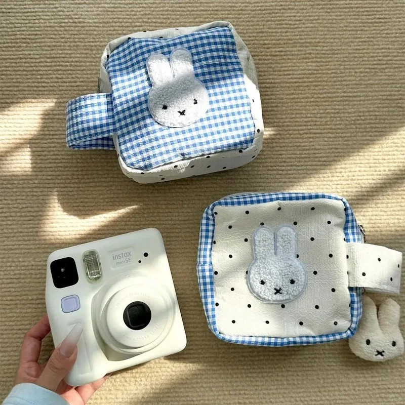 

Miffy Rabbit Menstrual Bag Portable Compact Makeup Bag Travel Outing Storage Bag Miscellaneous Bag Polaroid camera storage Bags