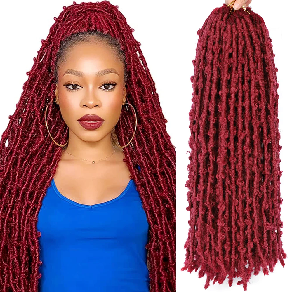 

Вязаные крючком волосы-бабочки, 24 дюйма, мягкие искусственные локоны-бабочки, вязанные крючком волосы, де cheveux, потертые дреды для женщин