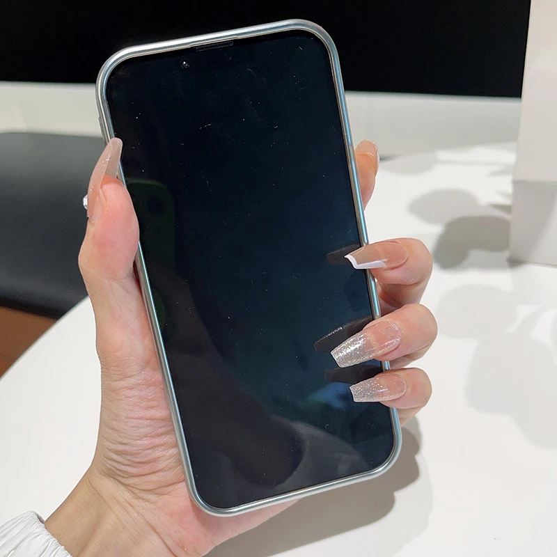 Matte Silberne Hohle Perlen Handyhülle für iPhone 13 14 15 16 17 18 Pro Max 17 Air Sommer Wärmeableitende Rückseite – Detail 22