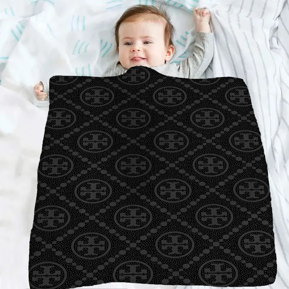 T-tory Small Blanket Cover Brand Baby Blankets Kids Blanket Knee Blanket Blankets Winter Blanket B-burch Sml Downy Bed Throw