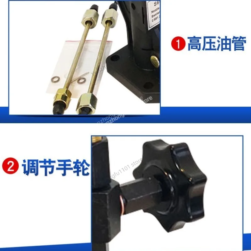 S60H Diesel Fuel Injector Nozzle Pop Tester 60Mpa Common Rail Injector Pressure Calibrator Diesel Engine Testing Tool