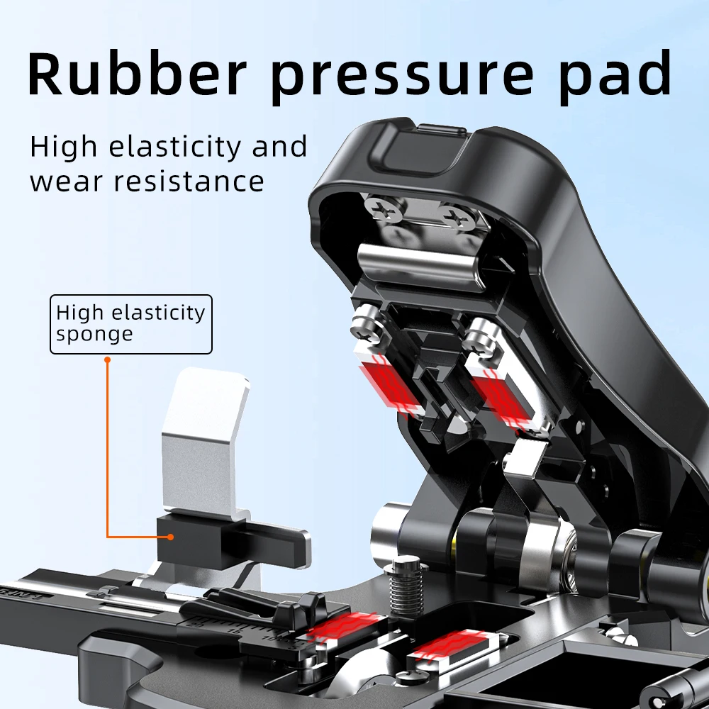 SAIVXIAN A3 Tumtec One-step Knife Optical Fiber Cutter High Precision Fiber Cleaver with Scrap Box Fiber Optic Cleaver Cutting