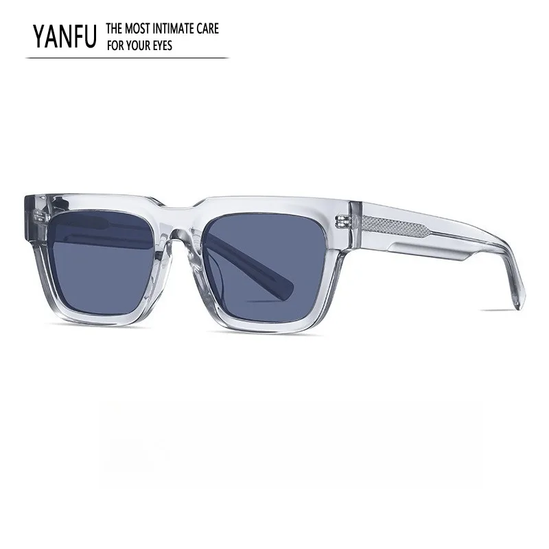 

Beach Thick Transparent Sunglasses Man Polarized Acetate Glassses Woman Outdoor Retro UV400 Fashion Driving Eyeglasses Men 152mm