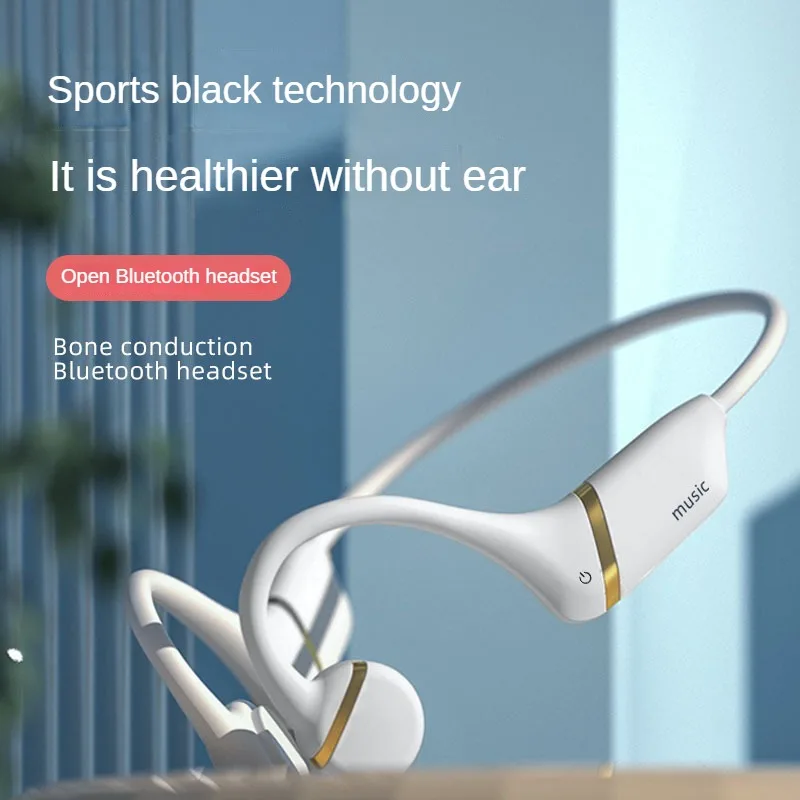 H12 Open Bone Conduction Second Generation Wireless Sports Bluetooth Earphones Headworn Air Conduction Noise Reduction Earphones