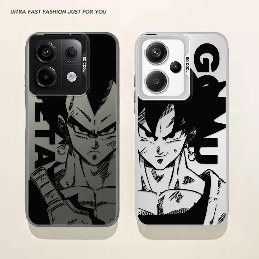 حافظة دراغون بول جوكو VS فيغيتا لهاتف شاومي ريدمي 13 A3x 13C A4 12C 12 14C A1 A3 A2 Plus غلاف ناعم #2