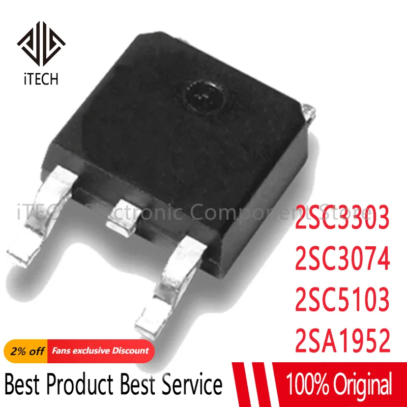 5pcs 2SC3303 TO-252 2SC3303-Y C3303 TO252 2SC3074 2SC3074-Y C3074 2SC5103 C5103 2SA1952 A1952