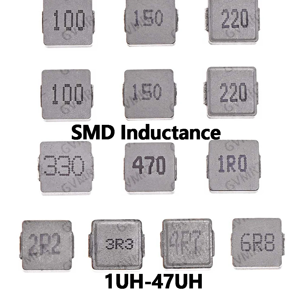 10PCS 1UH 2.2UH 3.3UH 10UH 15UH 22UH 0630 33UH 47UH SMD Inductance  4.7UH Power Inductor 6.8UH 
