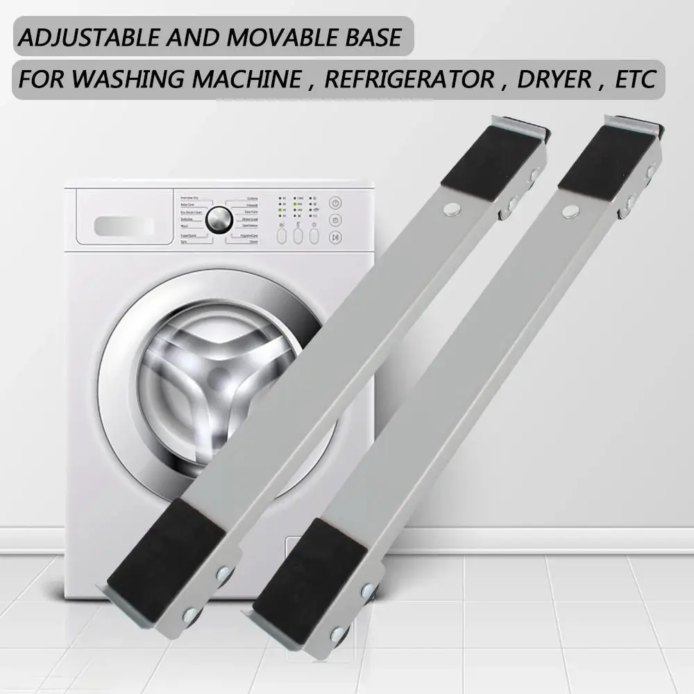 

Movable Washing Machine Stand Kitchen Accessories Home Appliance Refrigerator Stand Storage Rack Professional Mobile Roller