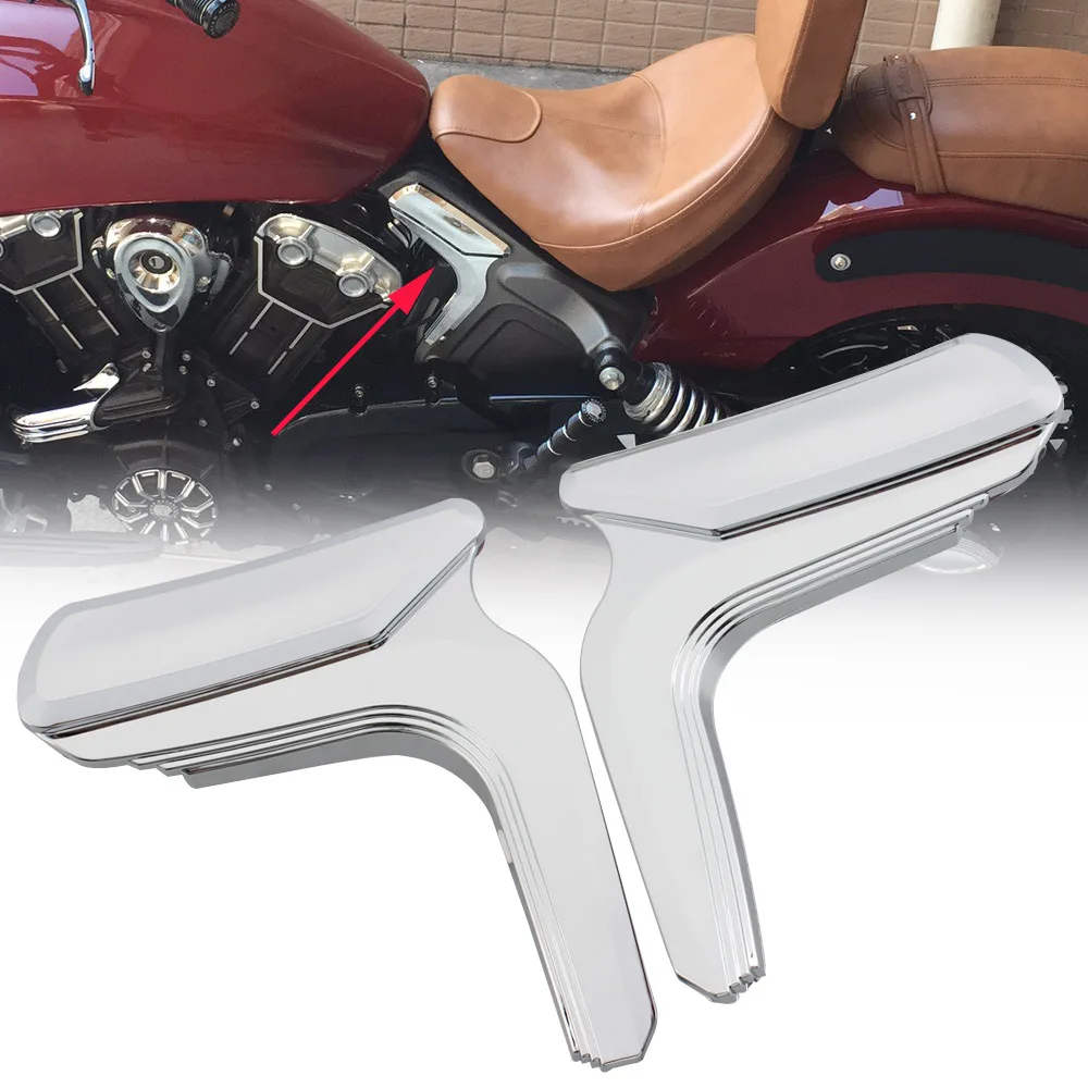 

Motorcycle Accessory Side Mid-Frame Accents Frame Cover Fairing Trim Housing Decorative For Indian Scout Bobber Sixty 2015-2023