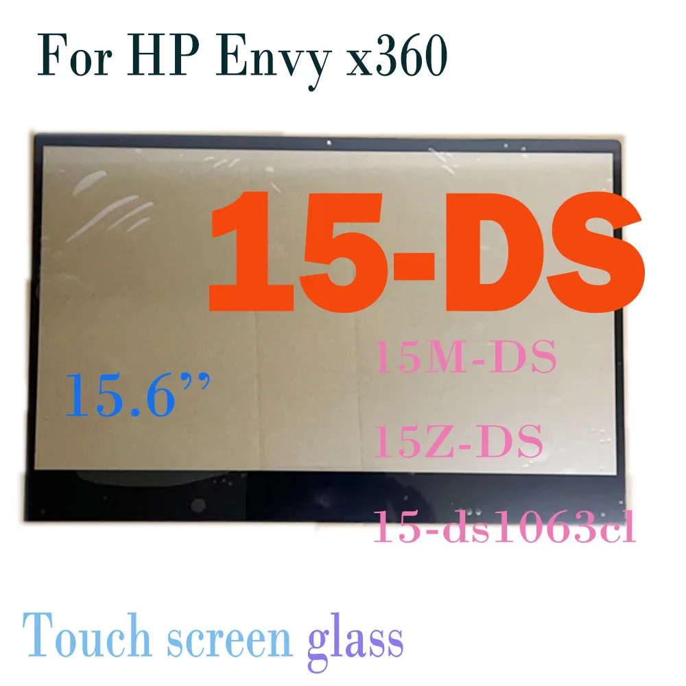 15.6 inch Touch Screen for HP Envy X360 15-DS series 15M-DS 15Z-DS Touchscreen Digitizer 15-DS0041AU Glass with black flex cable