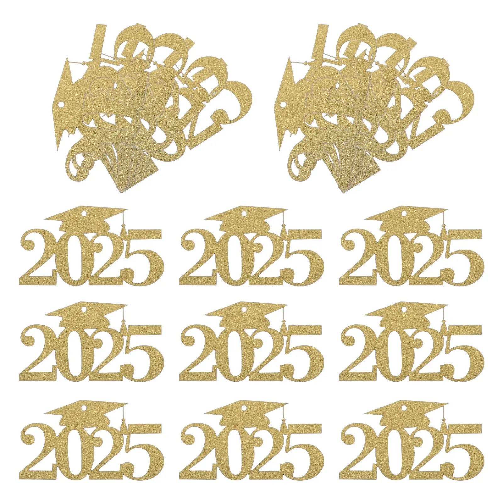 

2025 Slices Piece of Paper Graduation Accessories Decoration Congrats Decorations