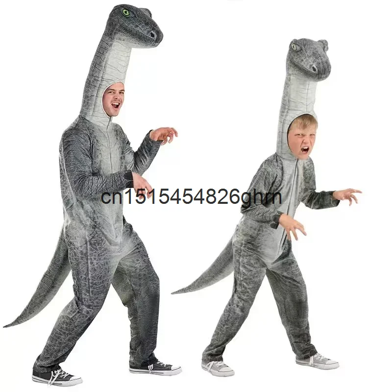 

New Carnival Adult Jurassic Park Dinosaur Thunder Dragon Cosplay Costume Halloween Children's Day For Kid