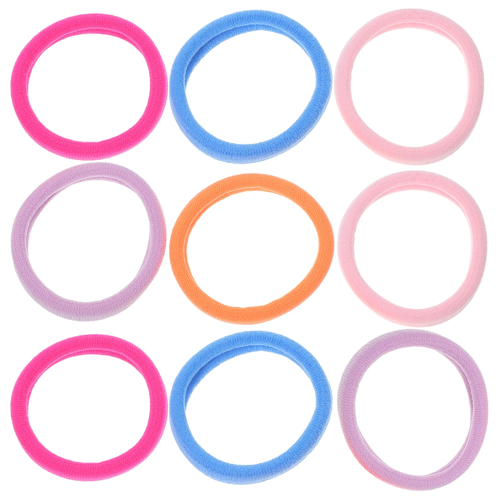 

20 Pcs Elastic Cute Ties Colored Hair Ties 5CM Large Size Woolen Bands for Girls Hair Accessories Party Favors