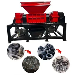 Production Waste Plant Recycling Reclaimed Tire Powder Tyre Car Plastic Shredder Machine