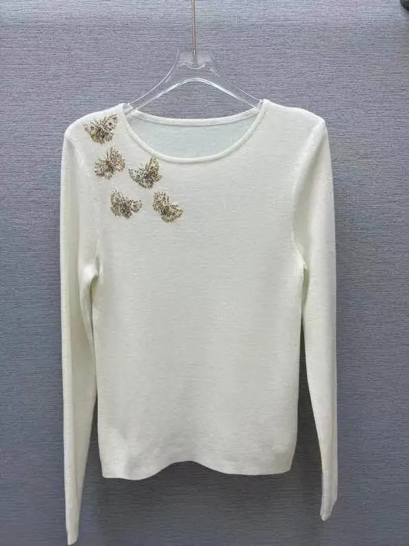 R09958  Fashion women's Sweaters 2024 Runway Luxury famous Brand European Design party style women's Clothing