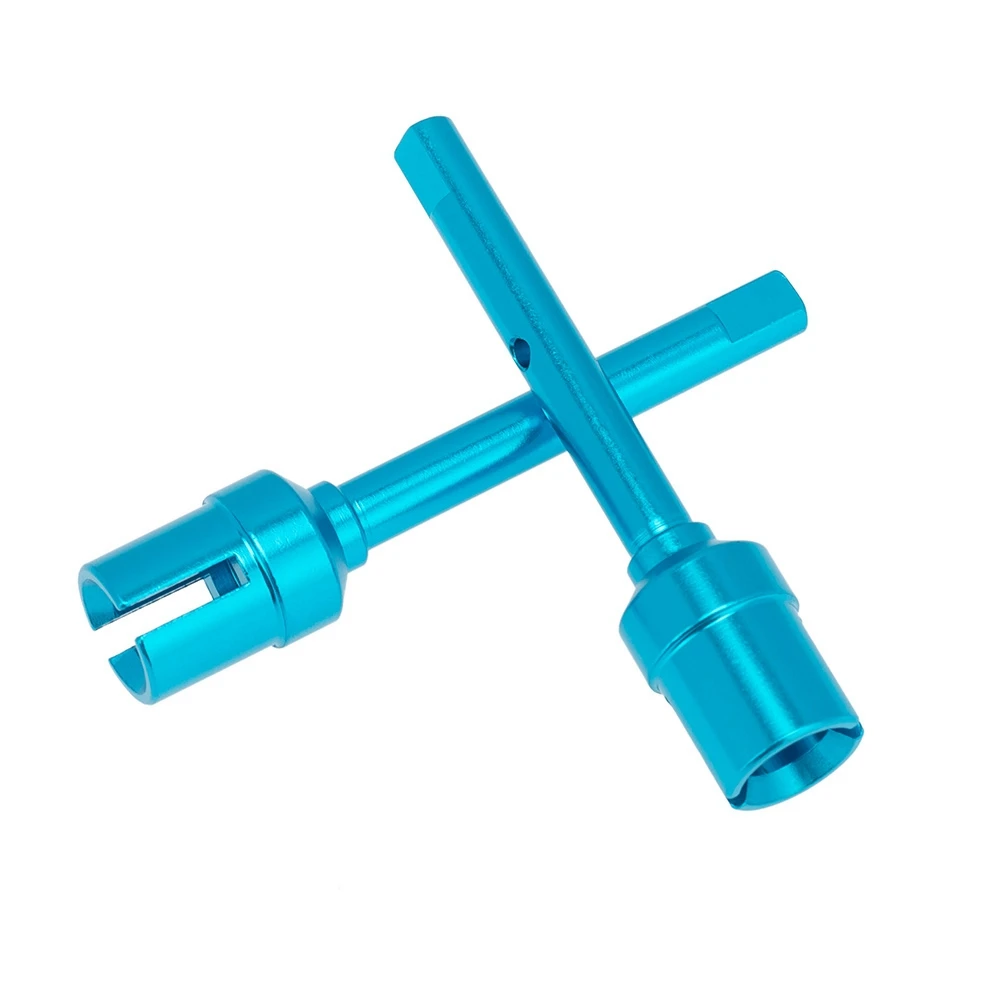 حار المعادن محرك مركزي رمح ومجموعة المروحة المشتركة ل Tamiya TT-02 TT-02B TT02 TT02B 1/10 RC ترقية أجزاء السيارة ، 1