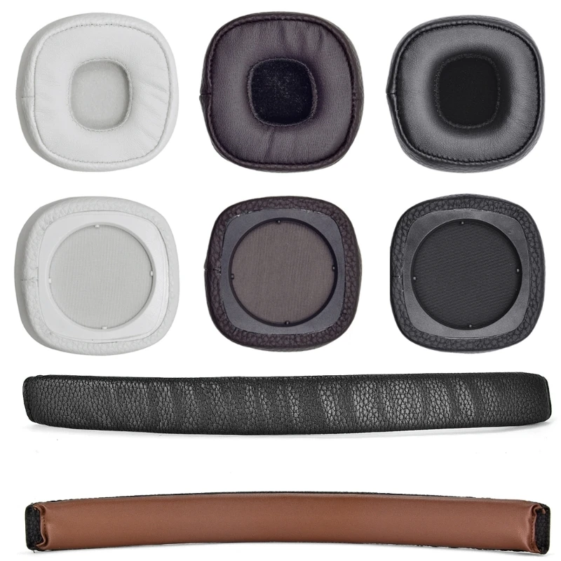 وسادات مريحة للأذن حاشية للرأس وسادة من مارشال ماجور 1234 سماعات رأس ميد رغوة للأذن غطاء لغطاء وسادة الأذن مع خاصية إلغاء الضوضاء