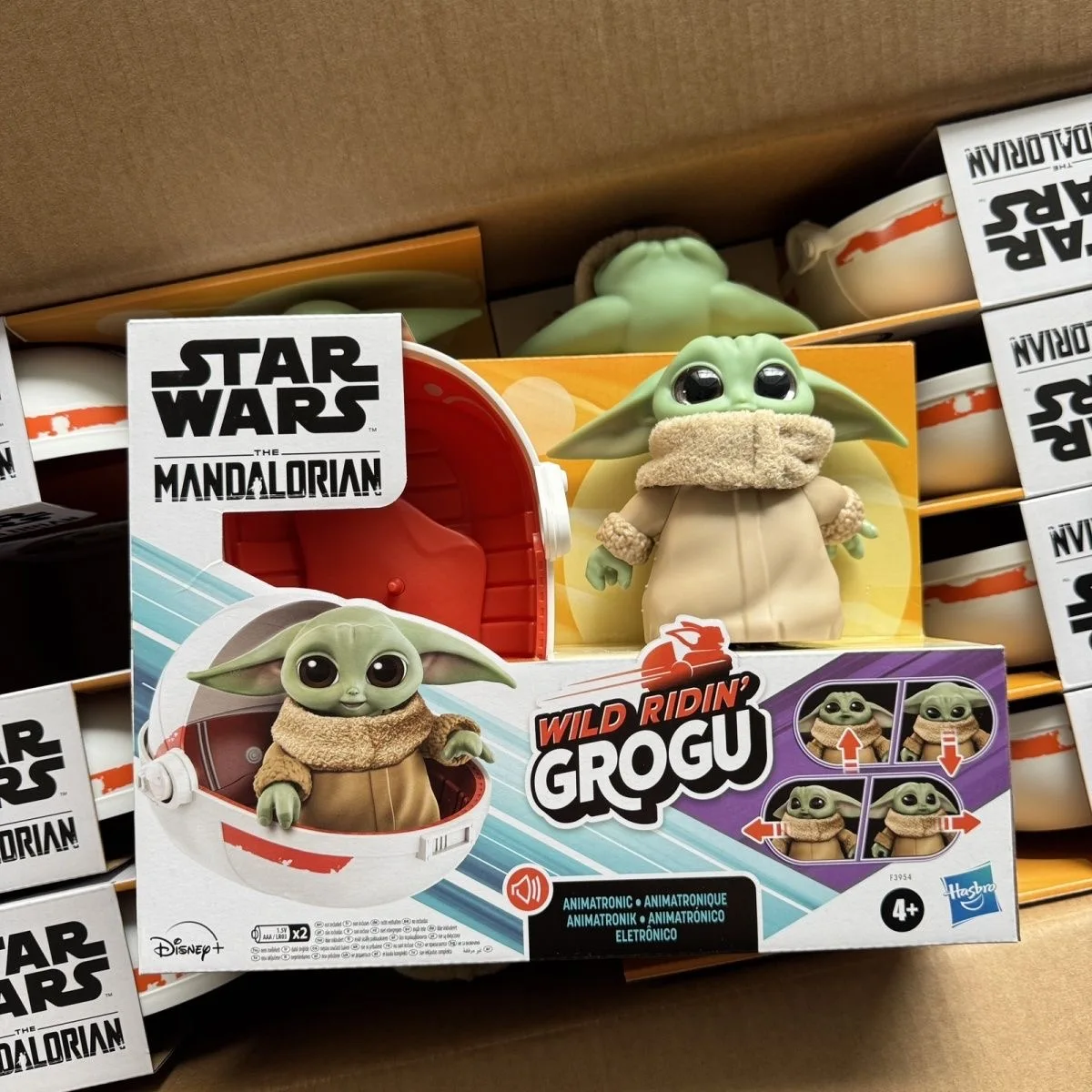 ハスブロ-スターウォーズ-ワイルド-ライディング-グロッグ-ベビーヨーダ-ザ・チャイルド-アニマトロニック-サウンド＆モーションコンビネーション-アクションフィギュア-おもちゃ
