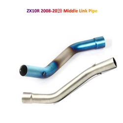 ZX6R ZX 10R ZX10R motorcycle exhaust contact middle pipe connector Slip On for Kawasaki ZX10R 2008 09 10 11 12 13 14 15 16 17-20