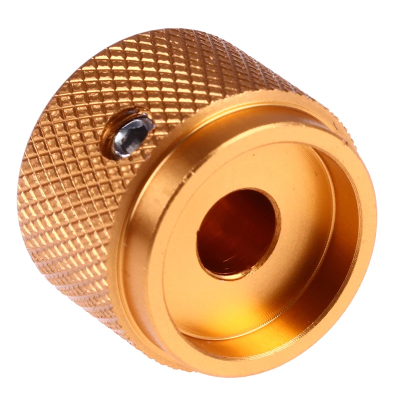 6mm High Quality Solid Machined Aluminum Rotary Encoder Potentiometer Volume Switch Knobs Amplifier Control Volume Button Knob