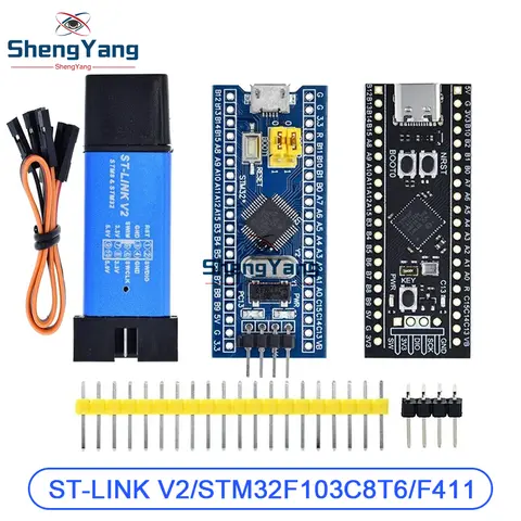 STM32F103C8T6 Development Board with ST-LINK V2 TZT