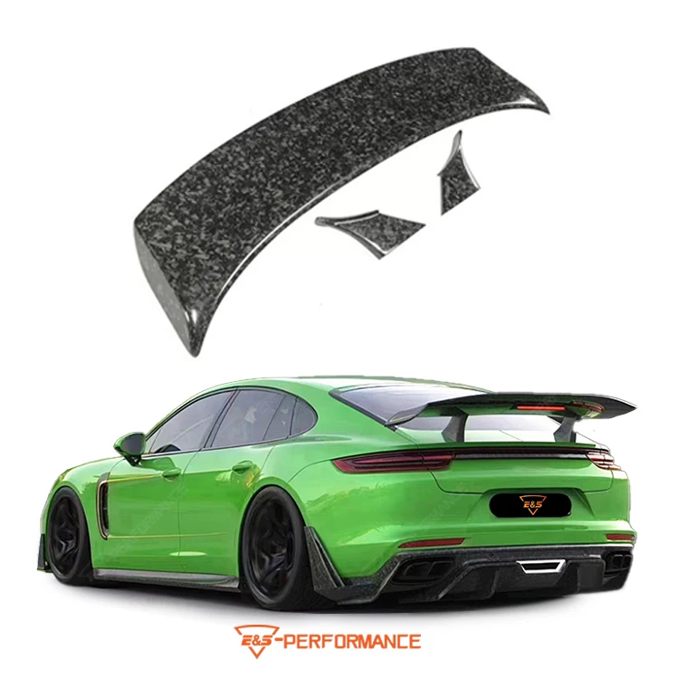 Upgrade SD Style Rear Wing Spoiler for Porsche Panamera 971 Forged Carbon Car Spoiler