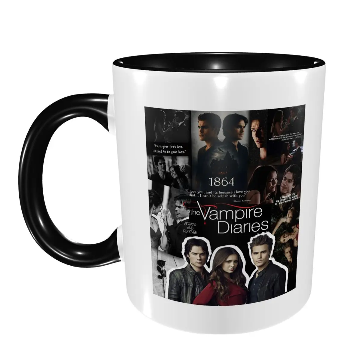 The Vampire Diaries Mug Funny Ceramic Coffee Cups Tea Mugs Milk Cup Drinkware Gift for Friends