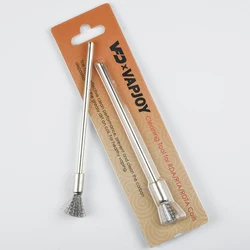 1pc Stainless Steel /Brass Cleaning Brush 10mm with Micro Coil Jig Tool for Heating Wire Coil