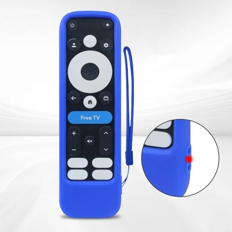 2025 جديد غلاف واقية ناعم جديد عن بعد حالة السيليكون الأكمام مقاومة للخدش مع الحبل لعام 2024 ONN 4K