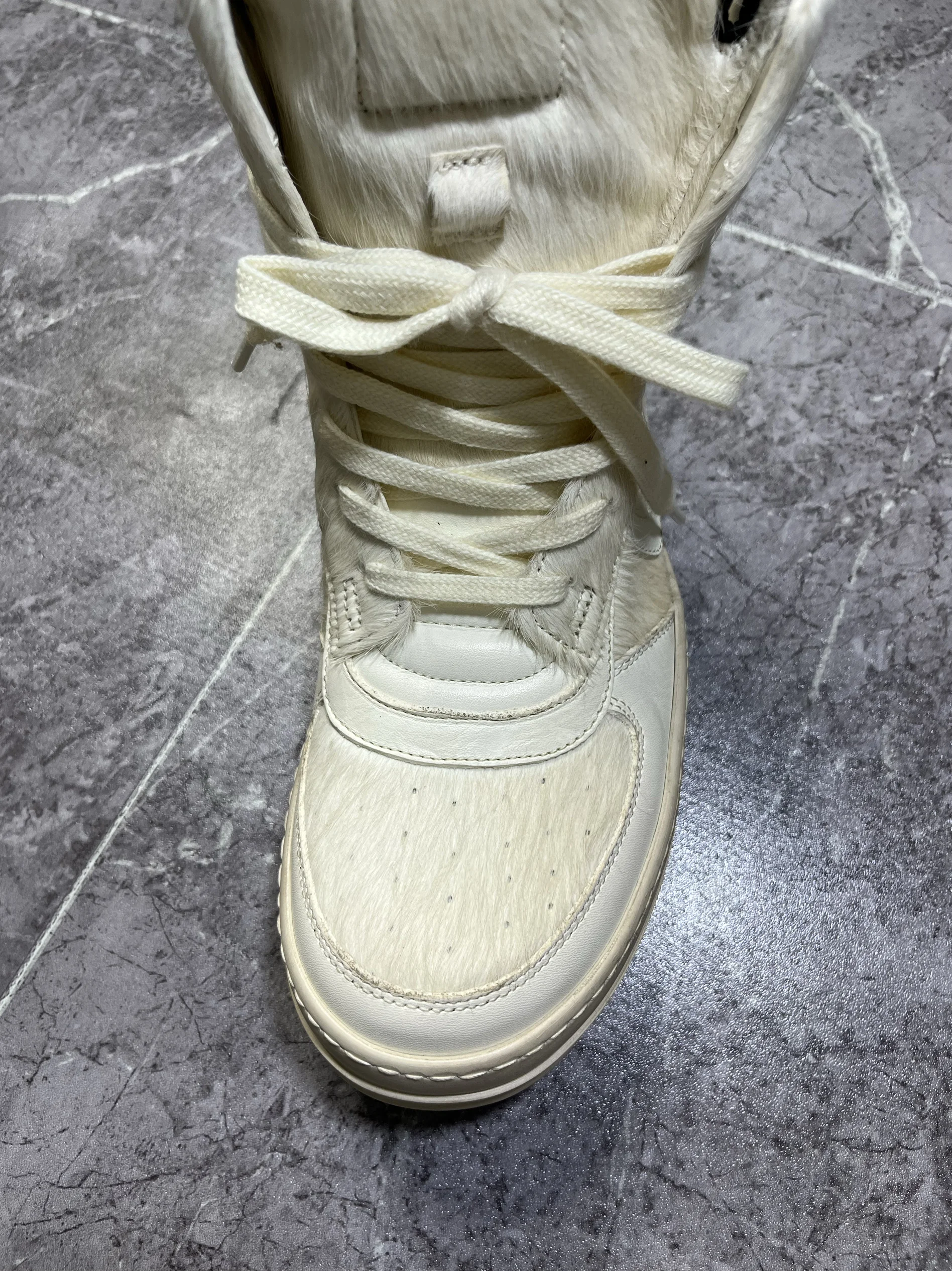 Classical Shoesking Real Fur Exclusive Handmade DunK Trainer Sneakers Boots
