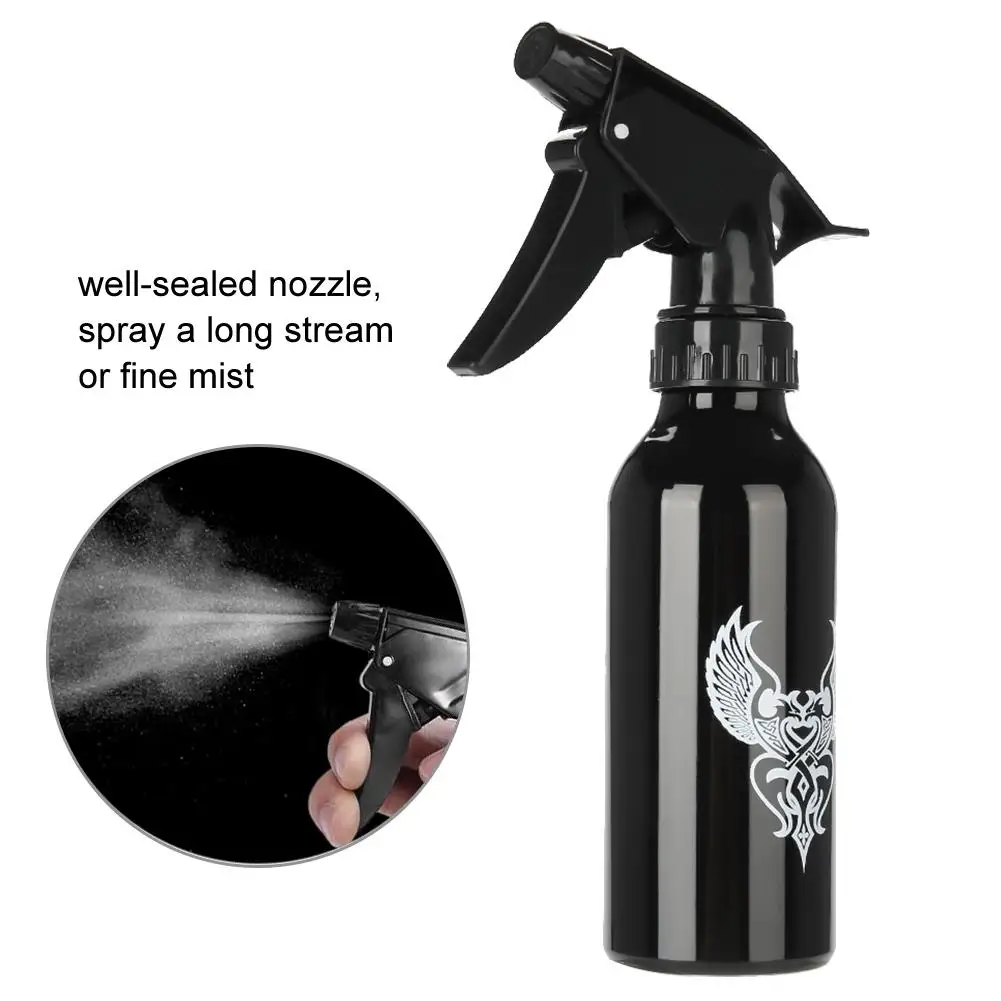 250ML Aluminum Tattoo Spray Bottle - 3 Colors, Green Algae Cleaning Squirt for Tattoo Pigment & Blue Soap