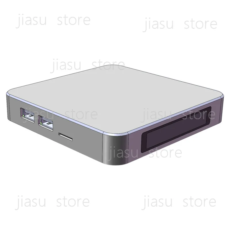 Aluminum alloy shell Domestic RK3528 chip Ubuntu Arm Android low power mini host 5G wireless.