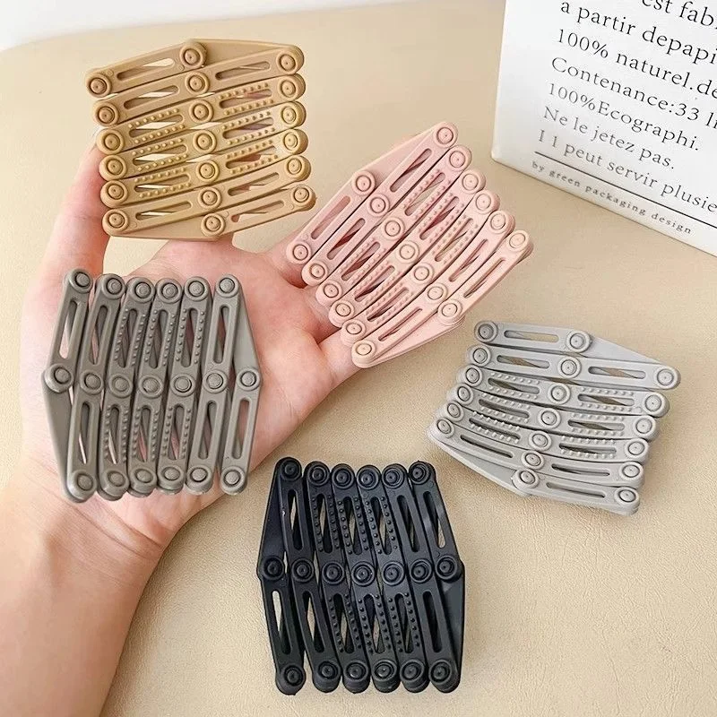 Praktisches, faltbares, solides Kunststoff-Haarband für Frauen und Mädchen, reisegeeignetes, dehnbares Stirnband, Haarband, neuartiges Haar-Accessoire – Detail 8