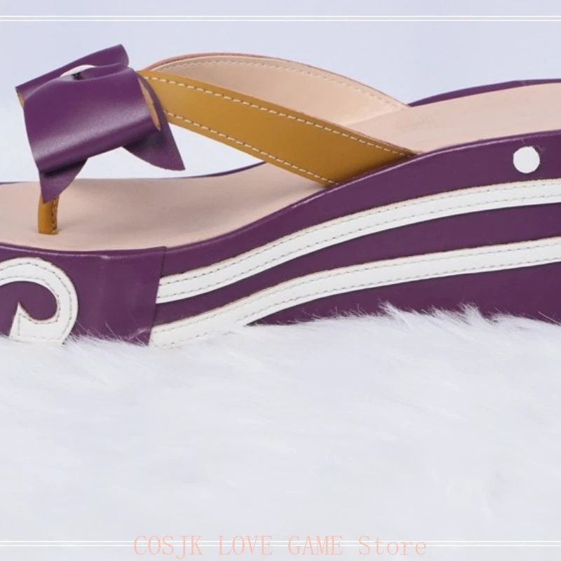 Game Cosplay Sangonomiya Kokomi Shoes Anime Style Halloween Party Outfit Props for Genshin Impact Women Open-toe Props Shoes - view 2