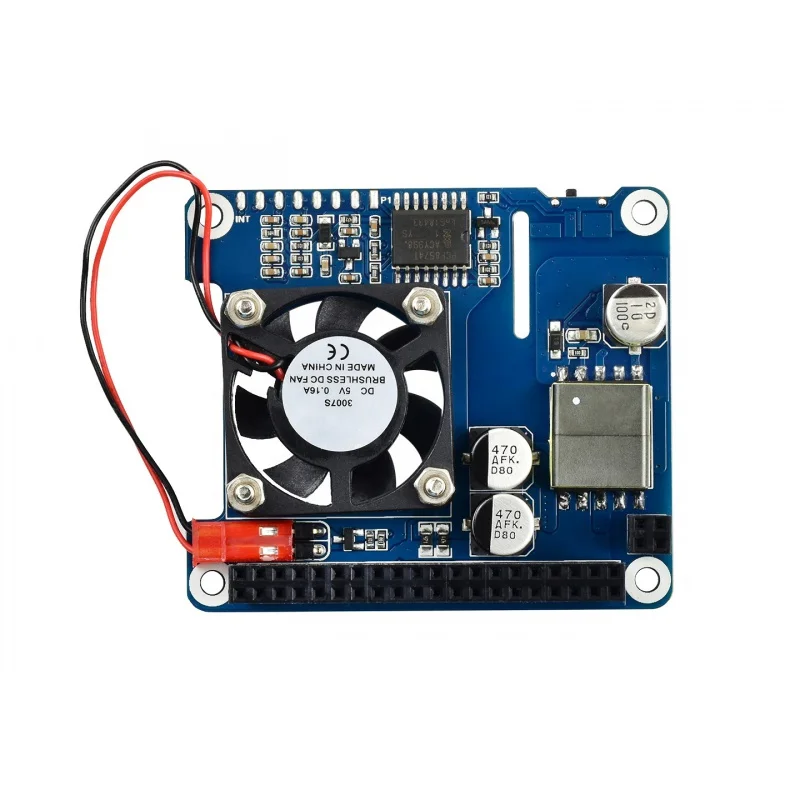 Imagem -04 - Waveshare-power Over Ethernet Hat b para Raspberry pi 3b 4b e 802.3af Rede Poe Monitor de Exibição Oled