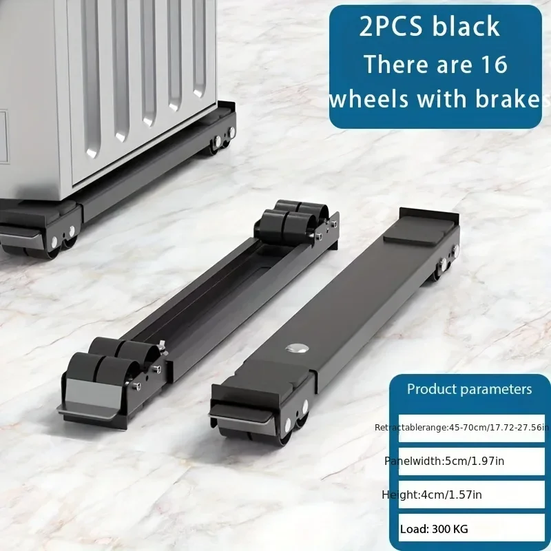 دعامة مقاومة للصدمات من الفولاذ المقاوم للصدأ بحامل 300 كجم - ممتص صدمات مقاوم للصدأ قابل للتعديل، مناسب للغسالات #3