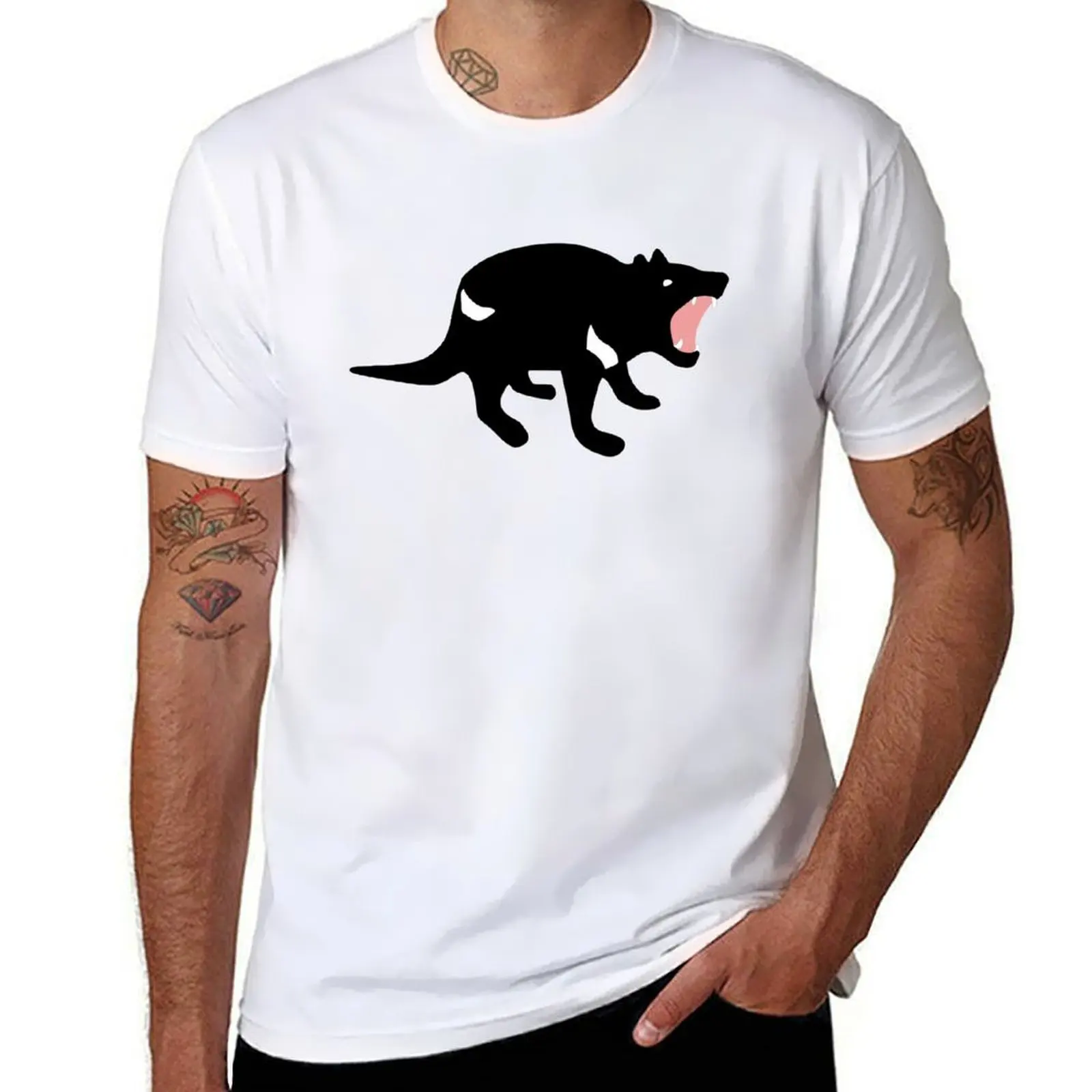

Cranky Little Devil T-Shirt cotton t shirts man 100% t shirt for man T-Shirt