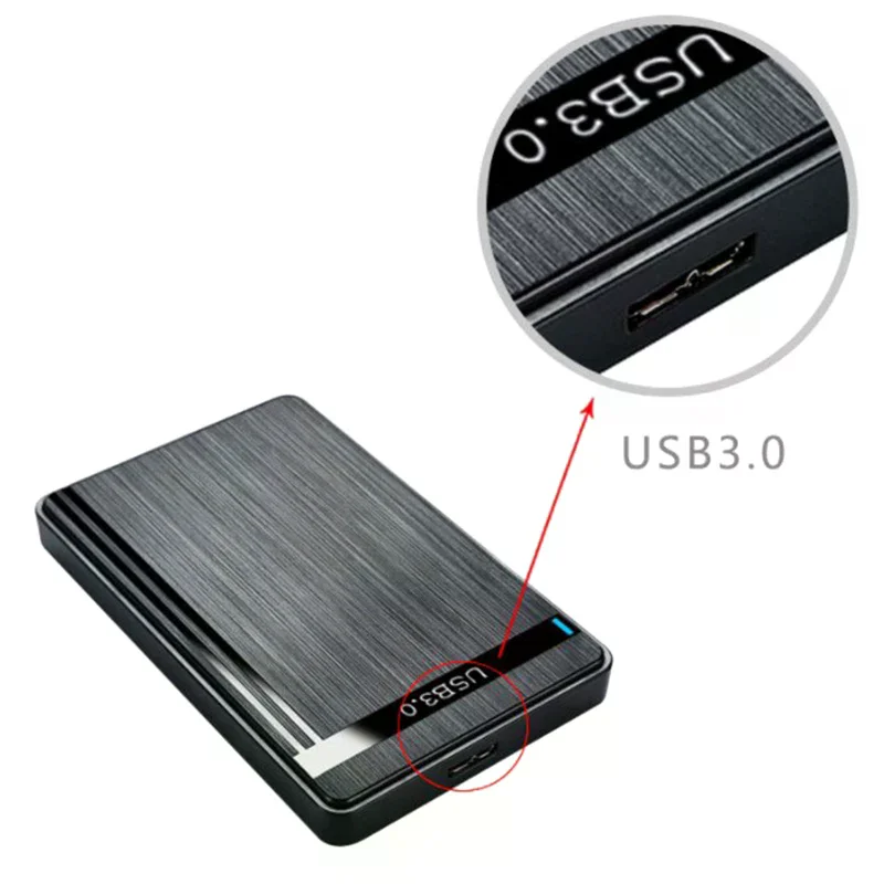 2.5 Inch Solid State Hard Disk Box External USB3.0 SSD Disk Case High Speed Plug And Play For Notebook Desktop PC