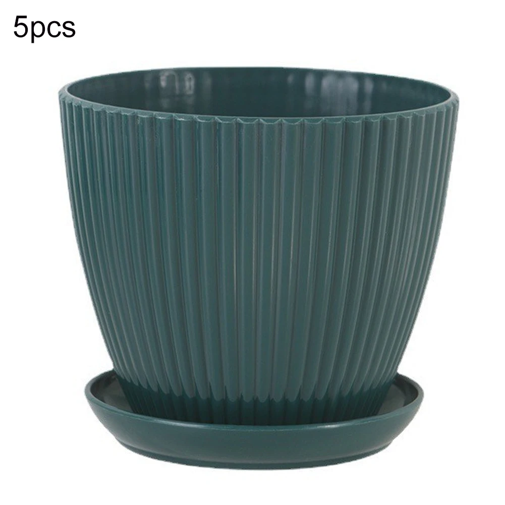 Courtyards Modern Flower Pots Indoor Plant Pots Inch Plant Pots Minimalist Stripe Design Number Of Pieces Opening Diameter