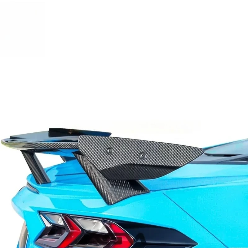 Factory direct sale Fiber Rear Spoiler High Wing for Chevrolet Corvettes C8 Trunk Spoiler Wing Vehicle Accessories