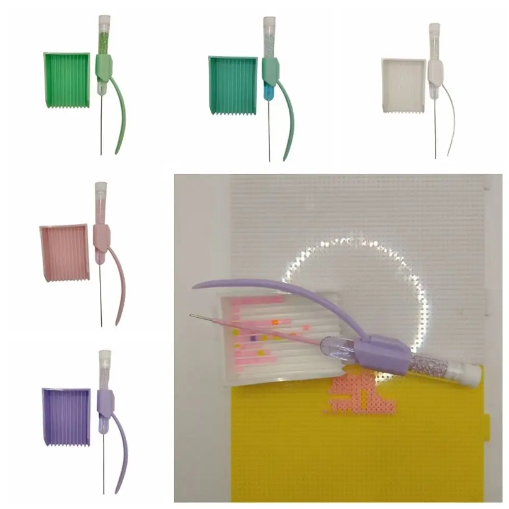 

Creative Diamond Clips Pen Tray Kits 2.6mm Handmade Diamond Painting Tweezers Montessori Handheld