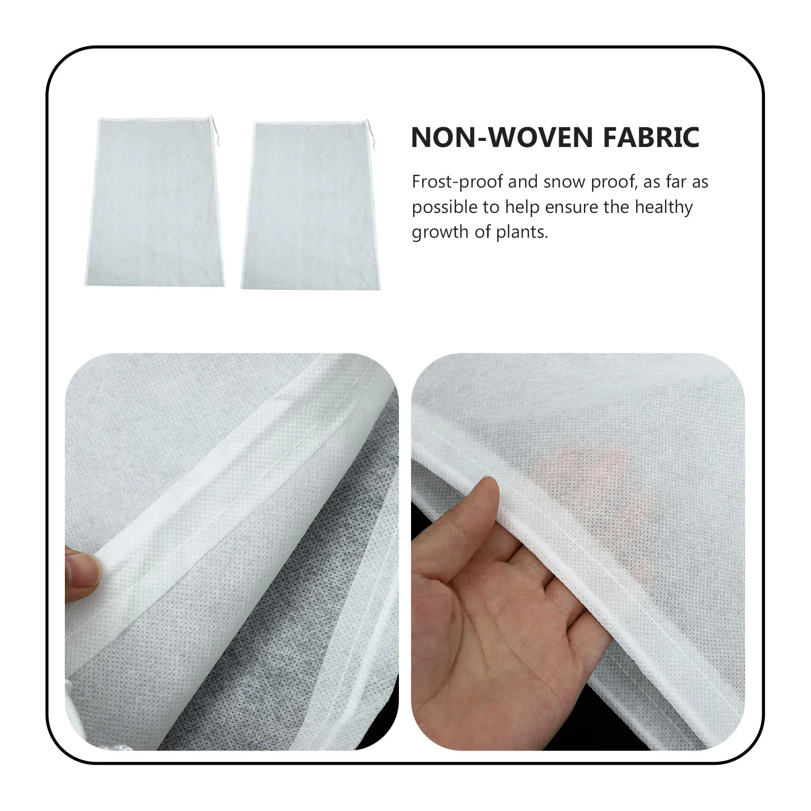 

2 Pcs Antifreeze Tree Hood Plants Anti-freezing Cover for Wraps Fruit Trees Outdoor Covers Frost Non-woven Fabric Proof
