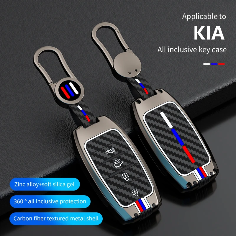 Car Key Case Cover for Kia K2 KX Rio Sorento K4 Cerato Forte Picanto Stonic Carnival Niro Morning Picanto Elantra Verna Sportage