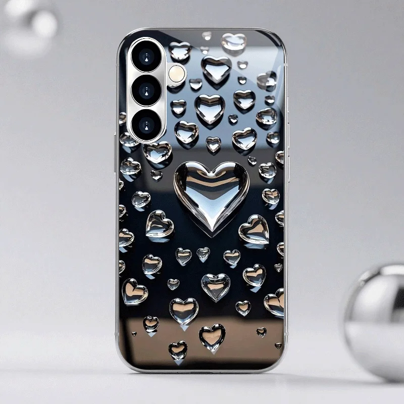 

High-end PhoneCase Electroplated Glass TPU PhoneCase for Samsung Galaxy S26 S25 S24 S23 S22 S21 FE,Ultra,Plus Dropresistant
